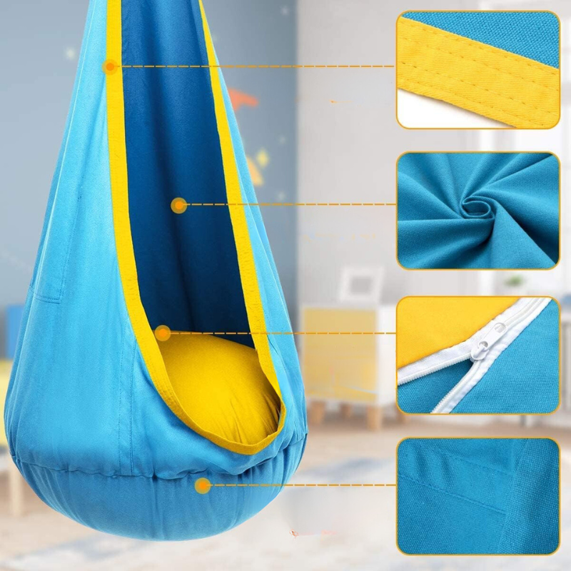 Sandsberg | Schwebesitz-Hängesack für Kinder ab 6 Jahren – Outdoor & Indoor geeignet