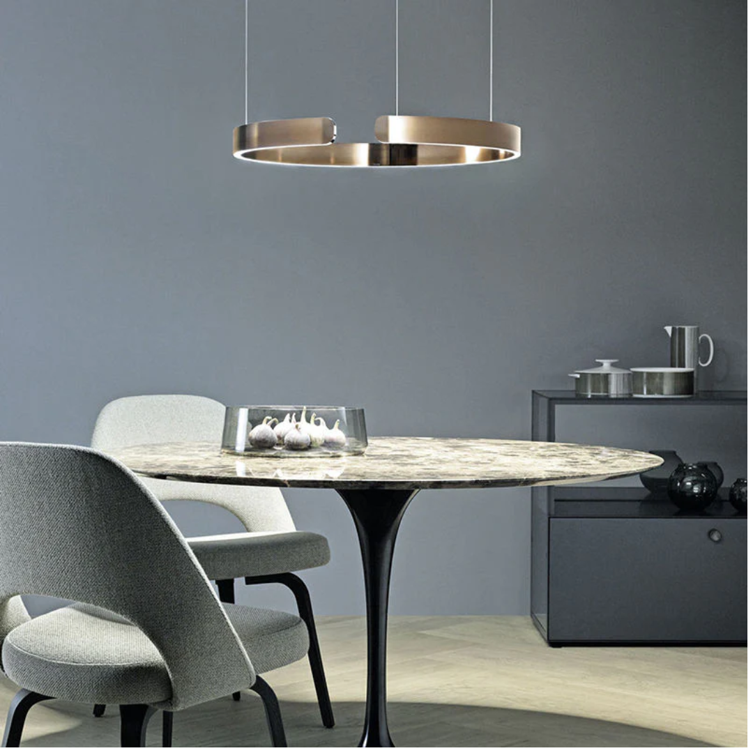 Sandsberg | Moderne Kreis LED Pendelleuchte - HaloRing