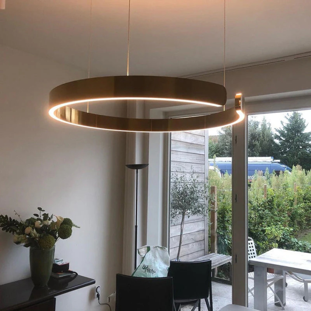 Sandsberg | Moderne Kreis LED Pendelleuchte - HaloRing