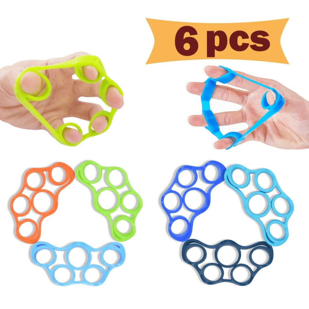 Sandsberg | 6-teiliges Handstärker-Set zur Stärkung der Griffkraft & Schmerzlinderung