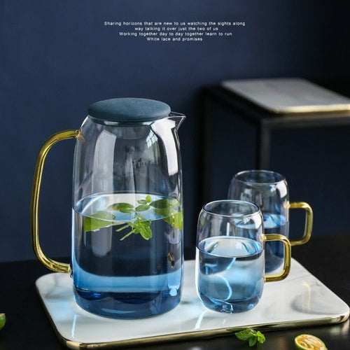 Wasserkrug Glas Wasserkrug Heimgebrauch Wasserkocher Teekanne Glas Wasserkrug