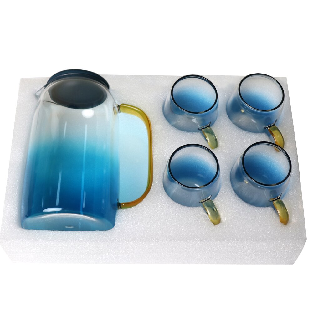 Wasserkrug Glas Wasserkrug Heimgebrauch Wasserkocher Teekanne Glas Wasserkrug