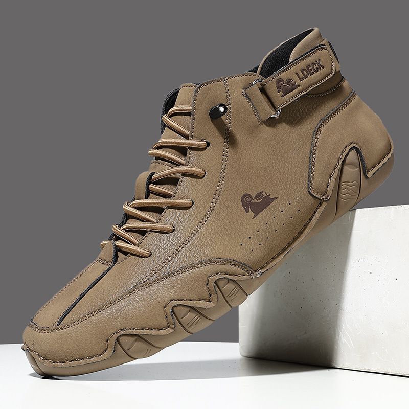 bequemer Rutschfester Barfußschuh aus echtem Leder (Unisex).