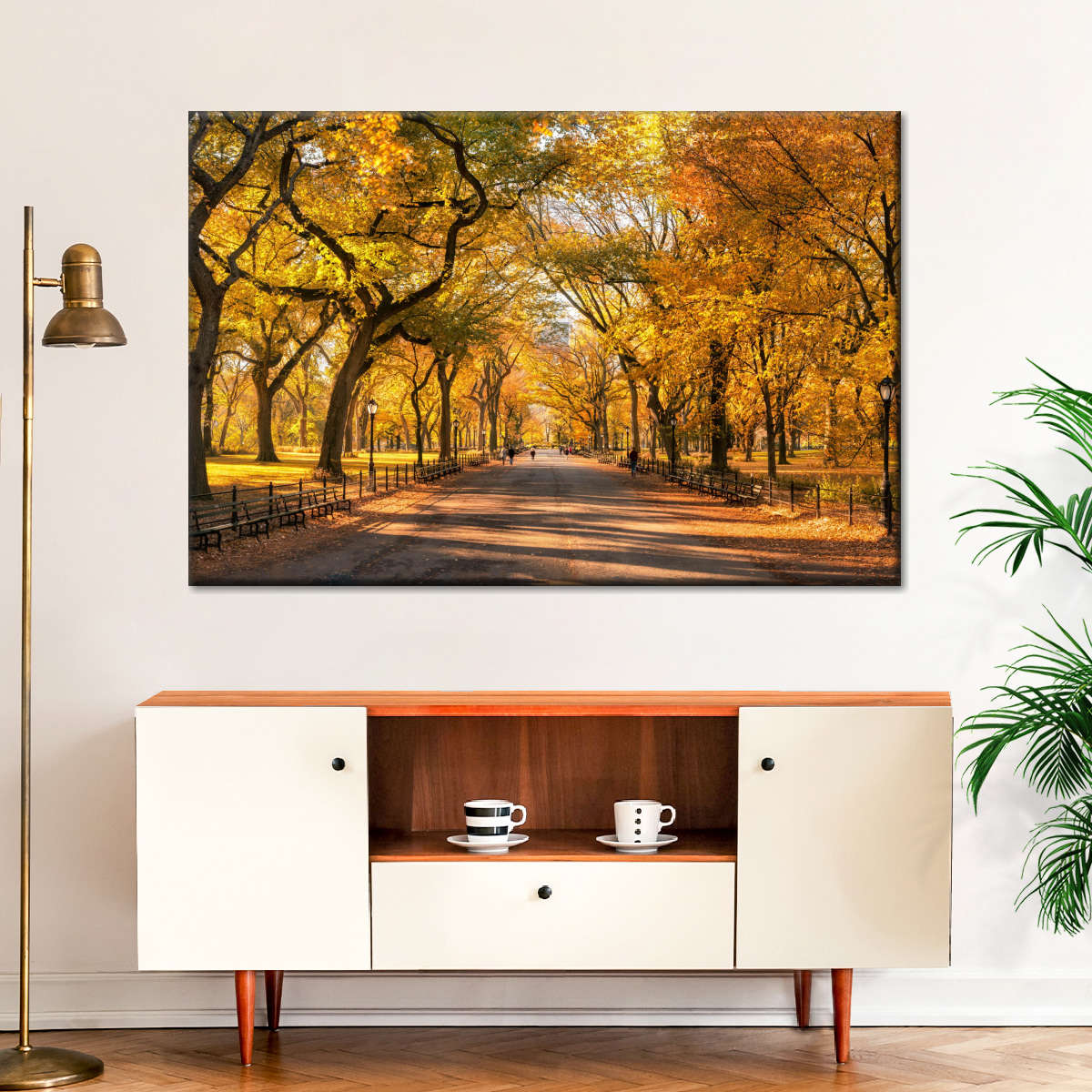 Sandsberg | Herbst im Central Park New York Wandkunst