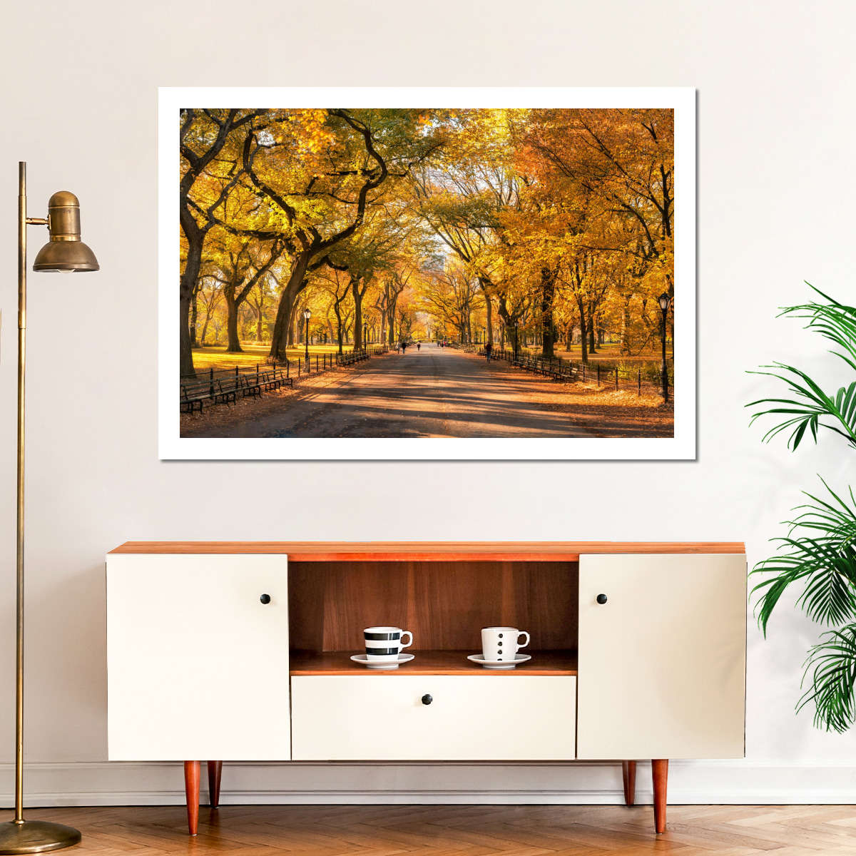 Sandsberg | Herbst im Central Park New York Wandkunst