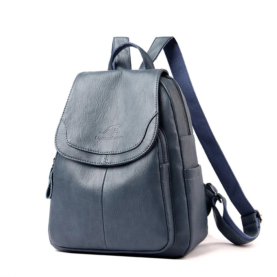 Sandsberg Leder Rucksack für Damen