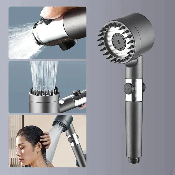 2-in-1 Bade- und Hautpflege, multifunktionale Massagedusche