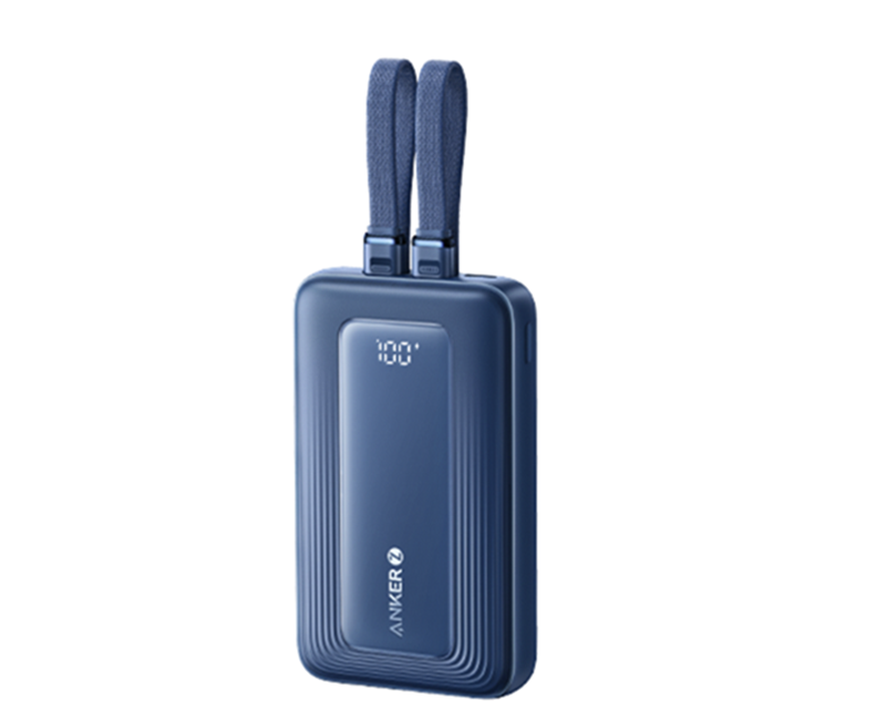 Sandsberg | 2024 Neue Schnelllade-Powerbank, 20.000mAh hohe Kapazität mit eingebautem Kabel