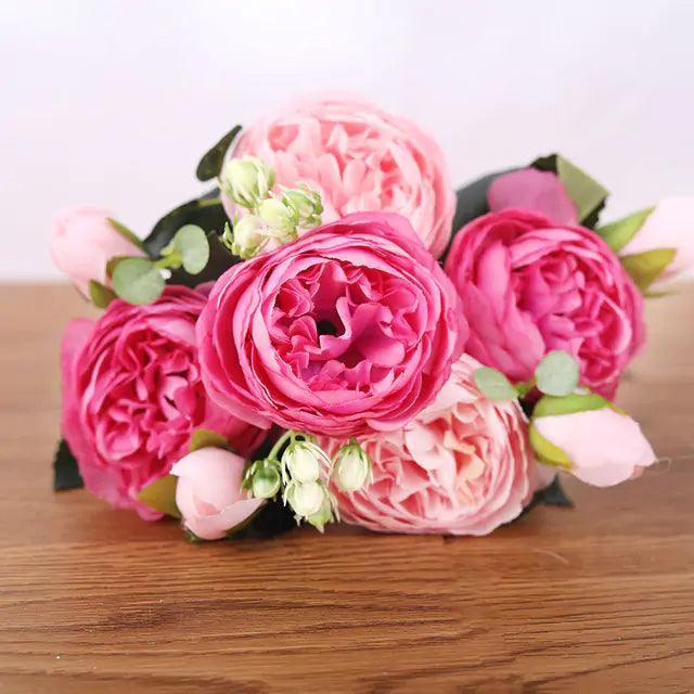 Eleganz Seiden-Peony-Arrangement