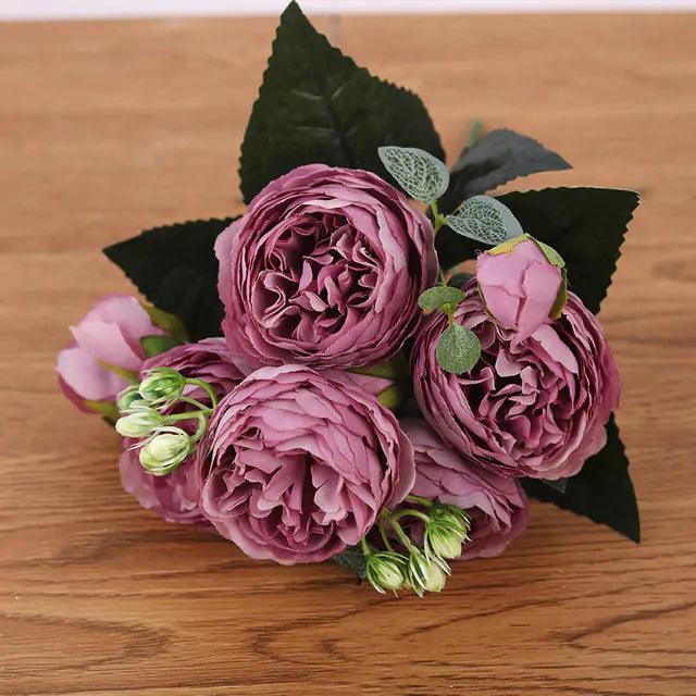 Eleganz Seiden-Peony-Arrangement