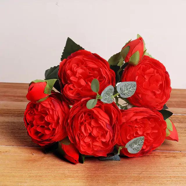 Eleganz Seiden-Peony-Arrangement