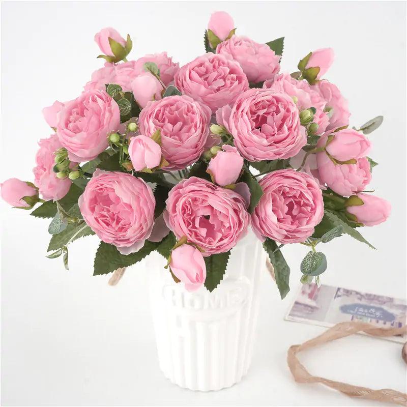 Eleganz Seiden-Peony-Arrangement