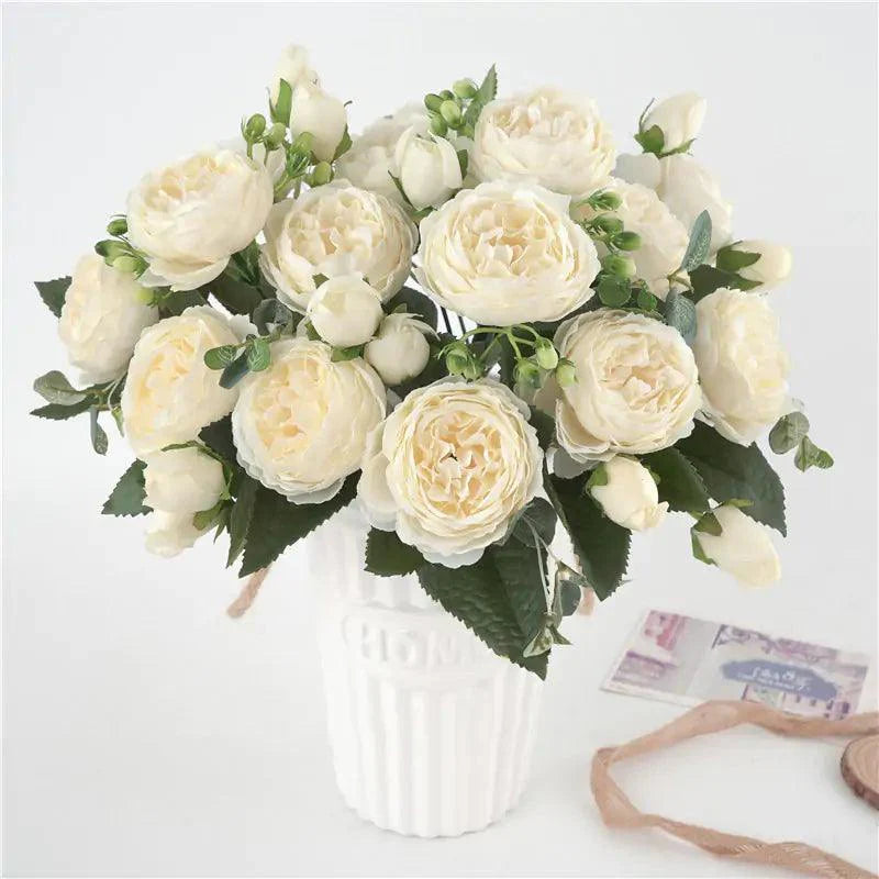 Eleganz Seiden-Peony-Arrangement