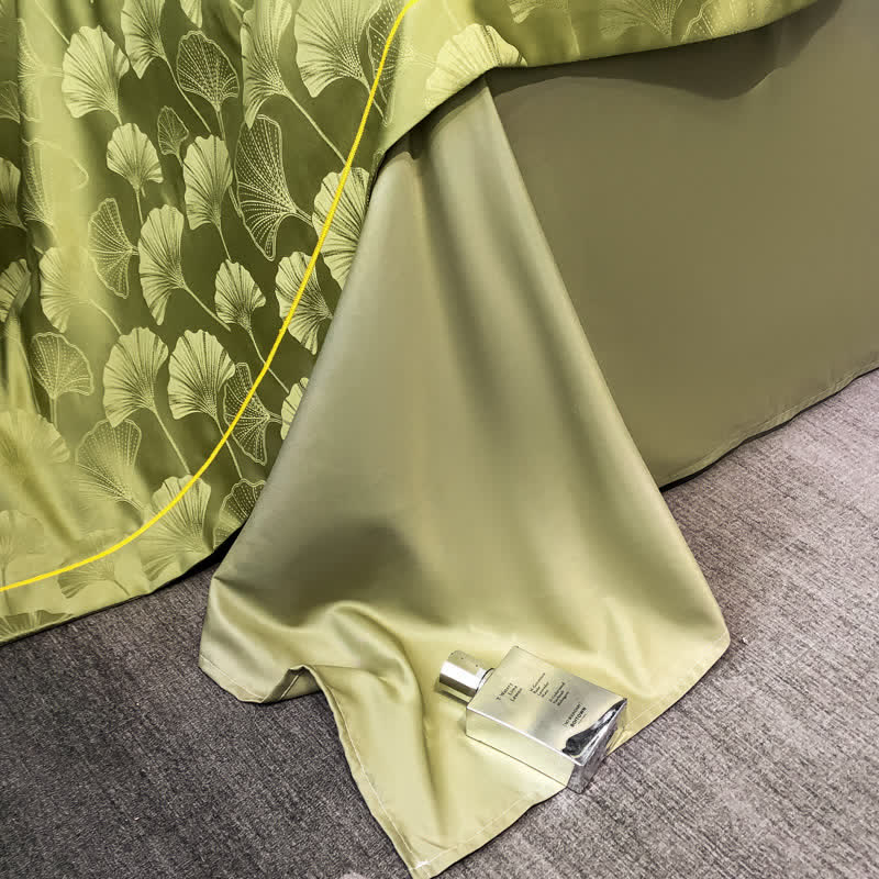 Ländliche Ginkgoblatt-Sommer-Cool-Steppdecke