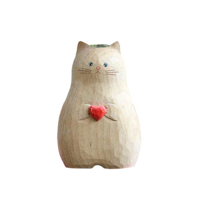 Handgefertigte Katzenvase