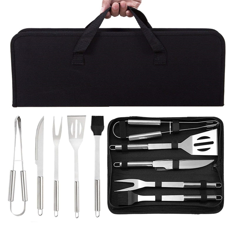 Sandsberg | BBQ Grill Werkzeug Set Grill Werkzeuge Outdoor Camping Kochwerkzeug Set
