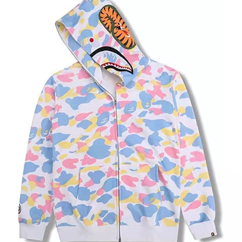 Herren Shark Camouflage Hoodies