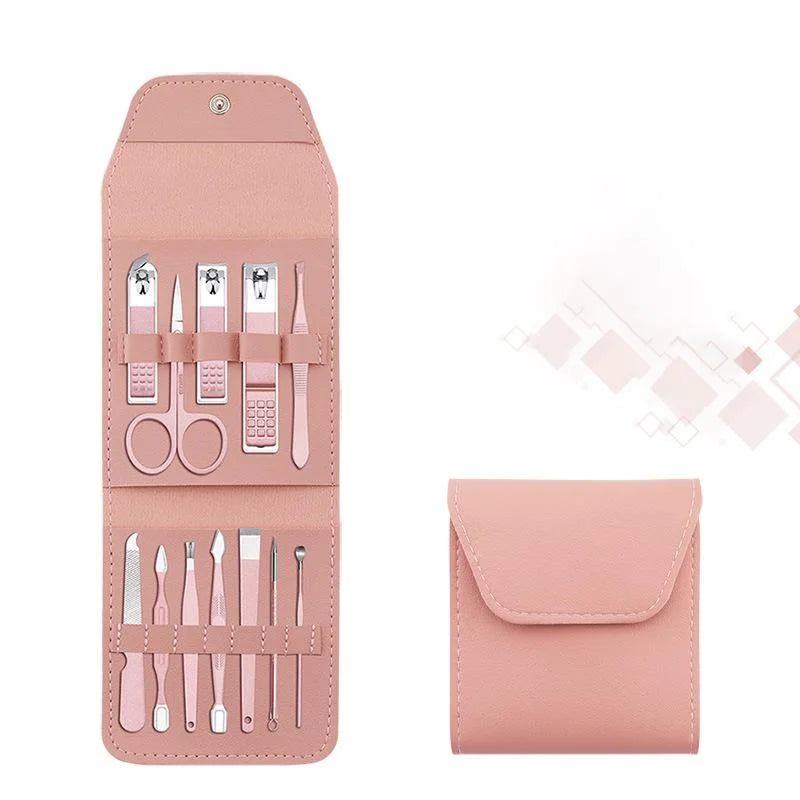 Clippro 12-16Teile/Set Edelstahl Nagelknipser Set Mit Faltbeutel