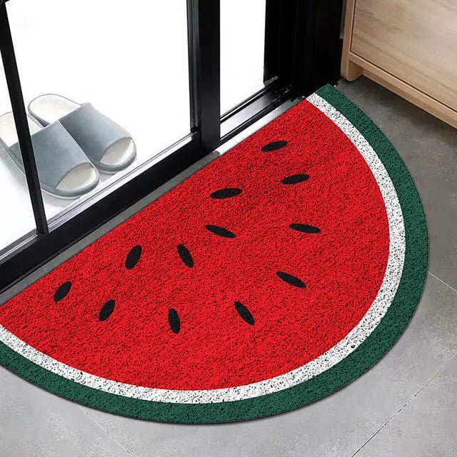 Hellig bunte bedruckte Regenbogen- und Wassermelonen-Türmatte
