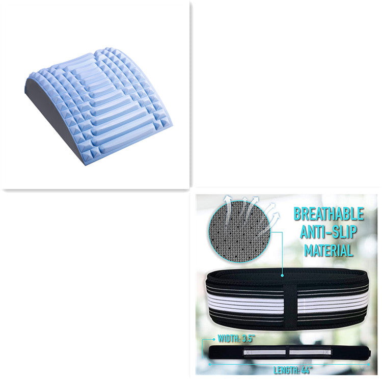 Rückendehner-Kissen, Nacken- und Lendenwirbelstütze, Massagegerät für Nacken