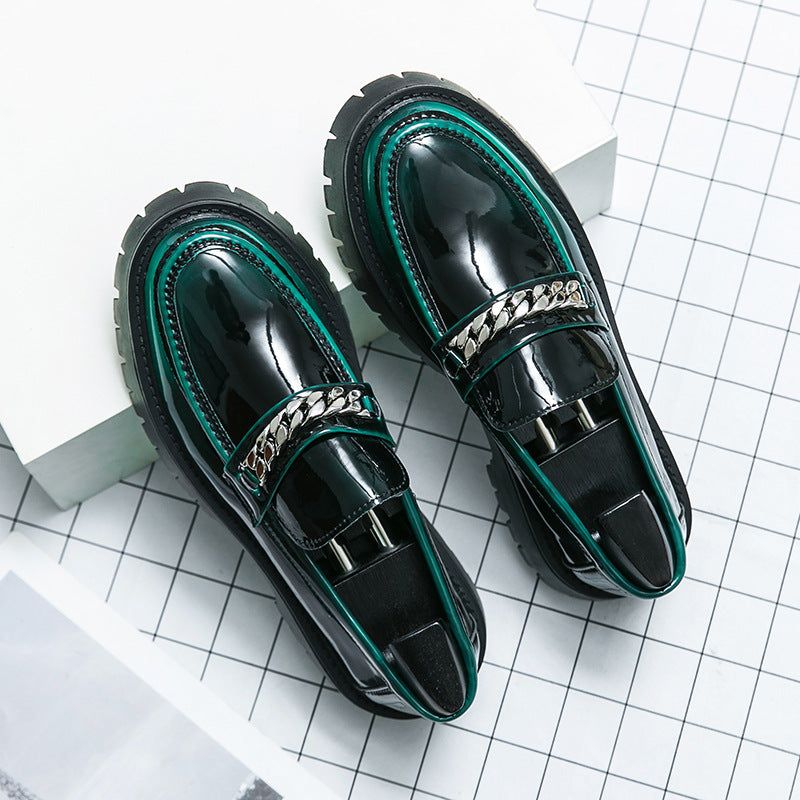 Stylische Herren-Orthopädie-Schuhe aus robustem, hochwertigem Lackleder – Modell Damian