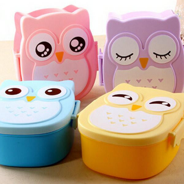 Cartoon Süße Eule Lunchbox