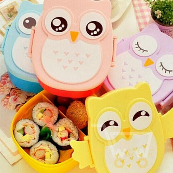 Cartoon Süße Eule Lunchbox