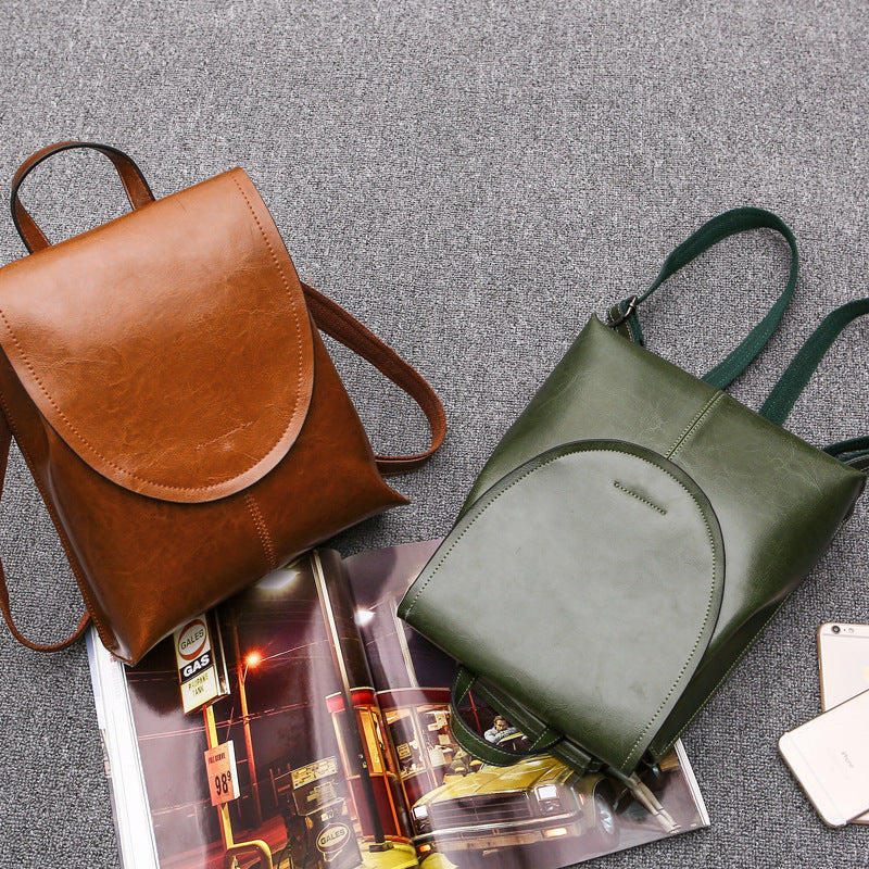 Trendiger Leder Rucksack für Frauen - Stilvoll, Vielseitig & Nachhaltig