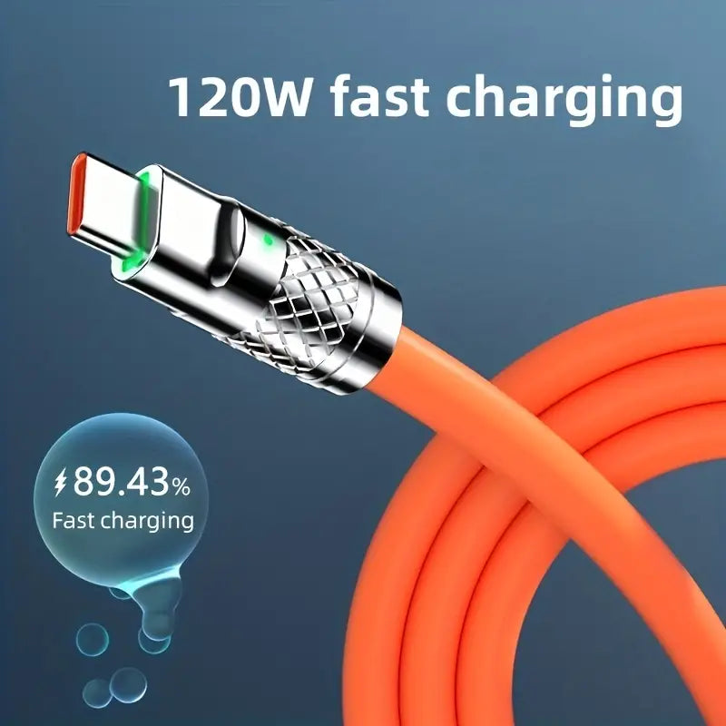 3-in-1-Superschnellladekabel mit LED-Anzeige
