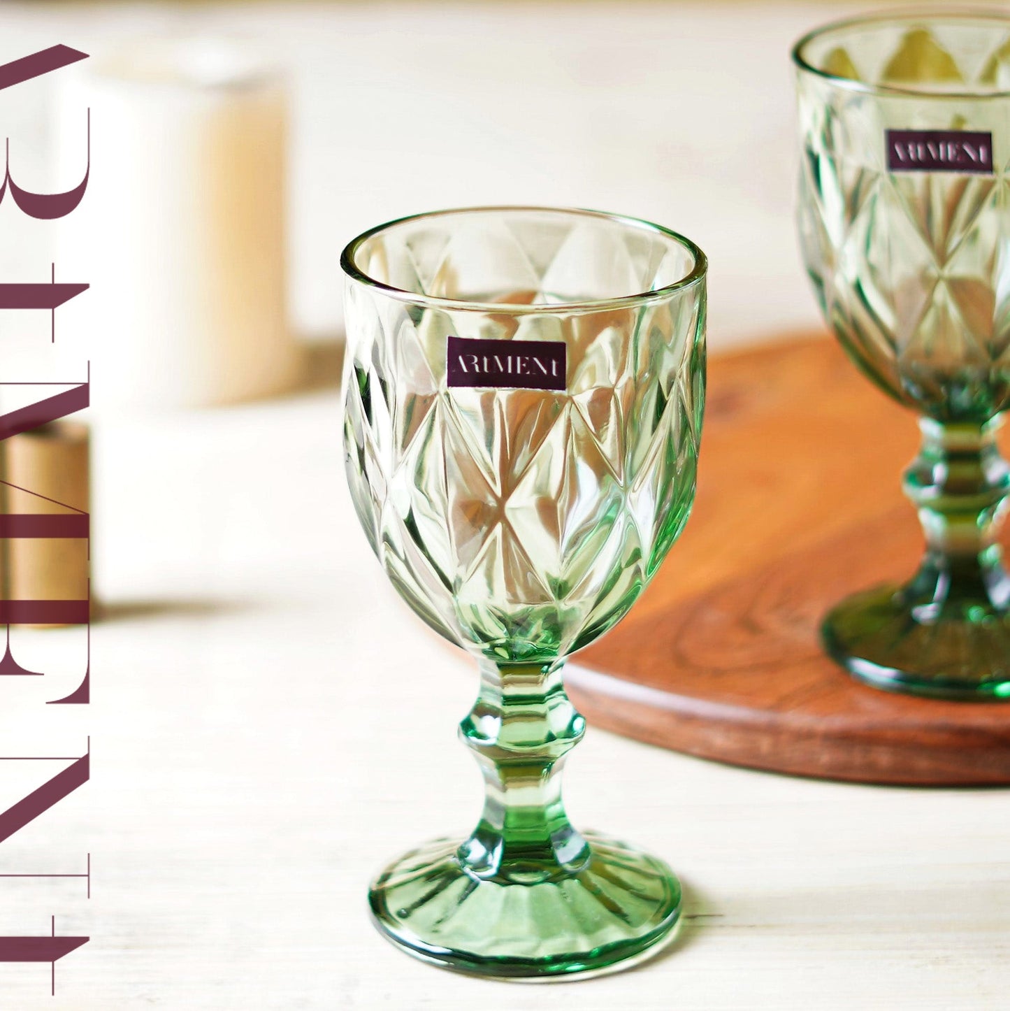 Gepunktete Chalice Weingläser Geschenkbox