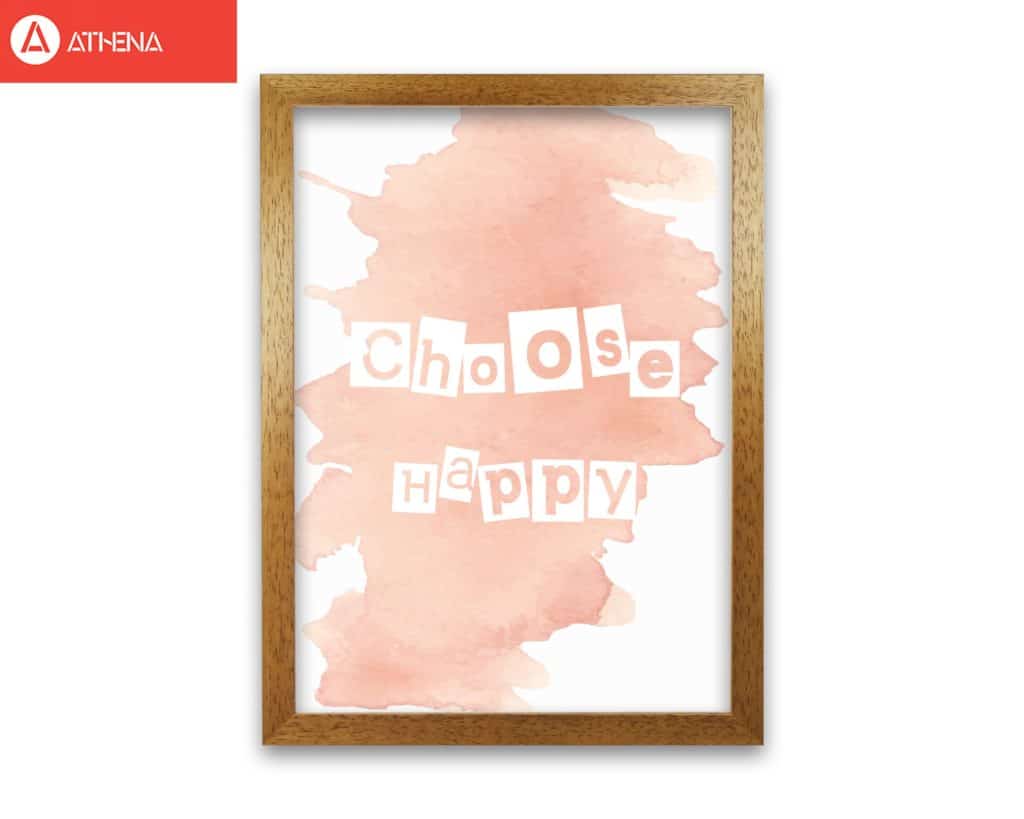 Sandsberg | Wählen Sie Happy Peach Aquarell Modern Print