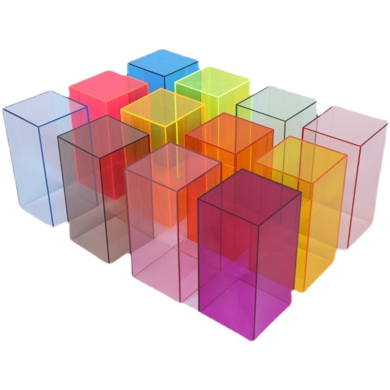 Bunte Acryl Display Aufbewahrungsbox