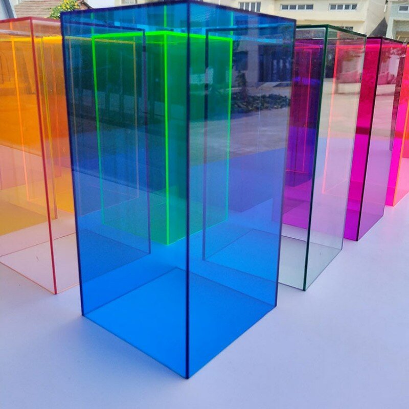 Bunte Acryl Display Aufbewahrungsbox