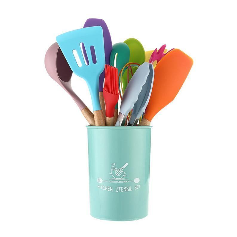 Buntes Silikon-Utensilien-Set