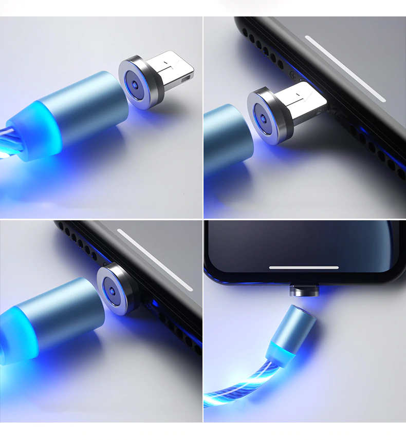 LED-Ladekabel für iPhone/Android
