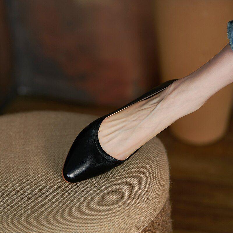 Bequeme High Heels Pumps - Damenschuhe Casual