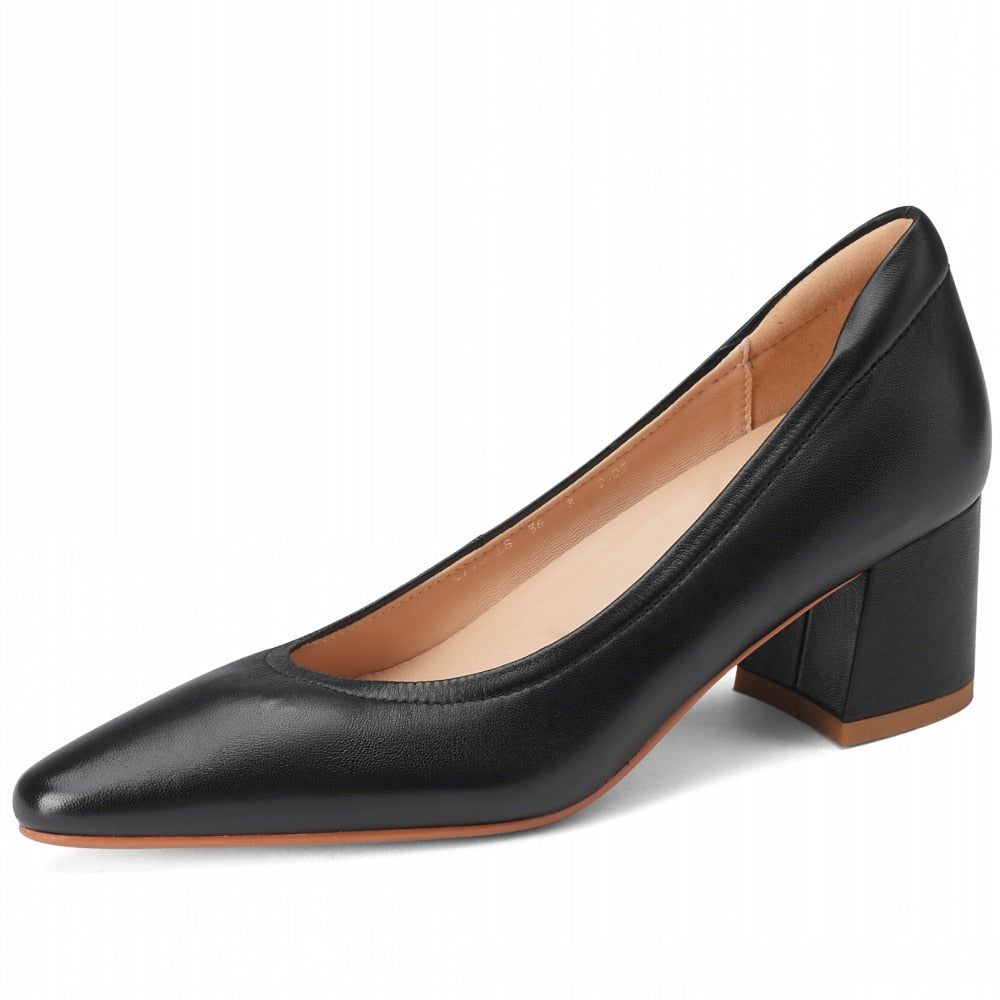 Bequeme High Heels Pumps - Damenschuhe Casual
