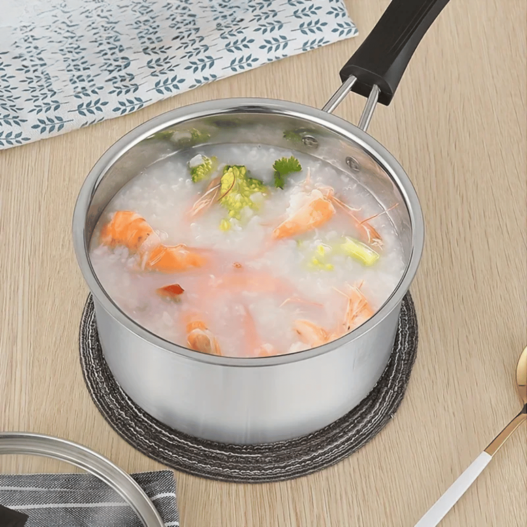 Sandsberg | Kochtopf Saucepan Bratpfanne Mit Dickem Boden Mit Glasdeckel