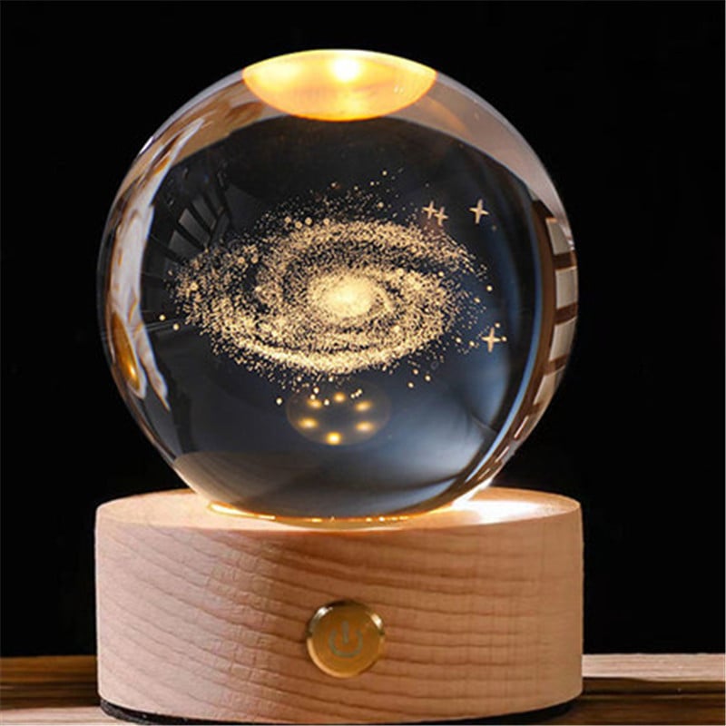 3D Planet Kristallkugel