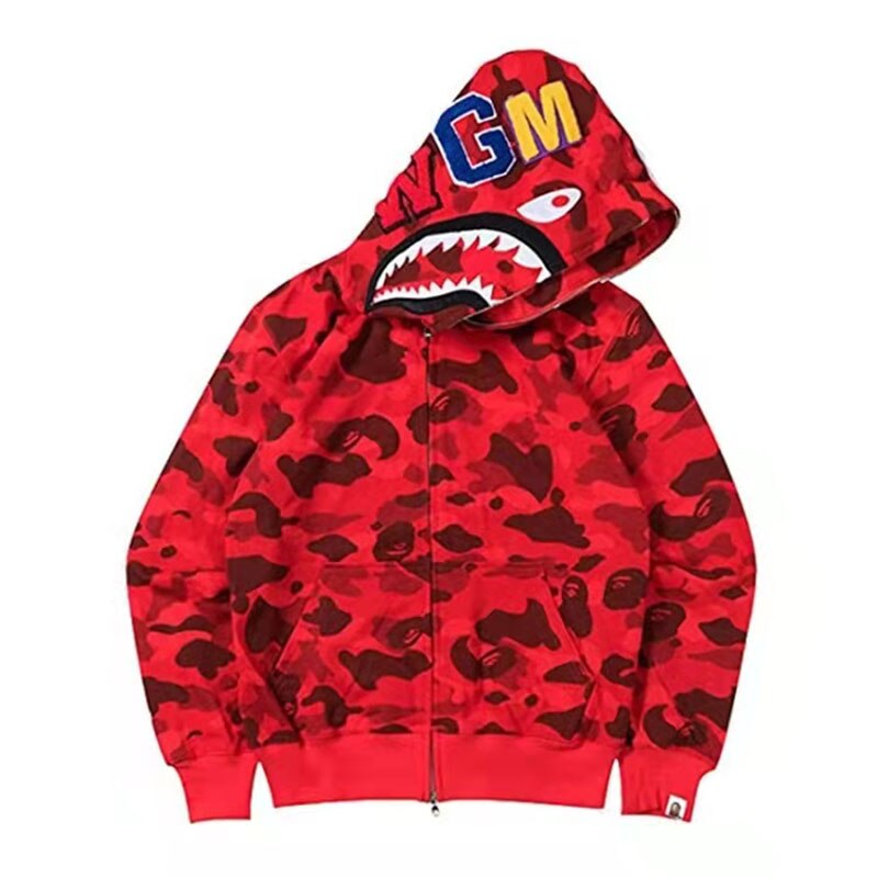 Herren Shark Camouflage Hoodies