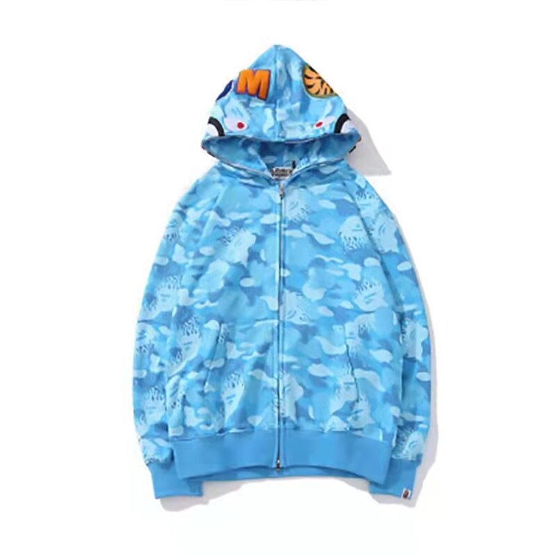 Herren Shark Camouflage Hoodies