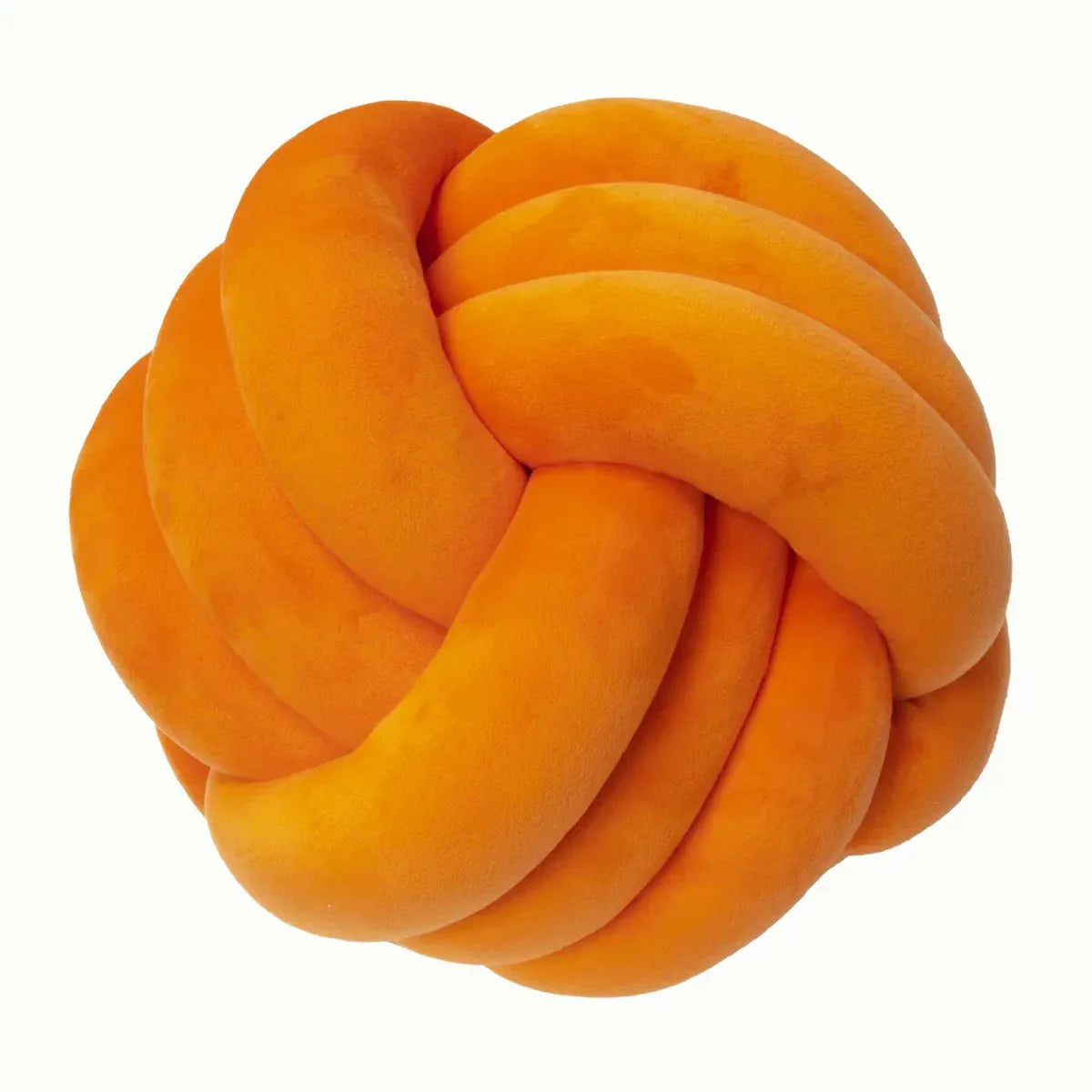 Dekorativer Knoten-Suede-Effekt-Ballweiche Kissen