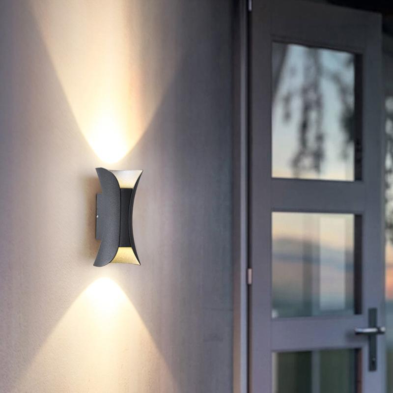 LED-Up- und Down-Beleuchtung, wasserdichtes, strombetriebenes LED-Außenlicht