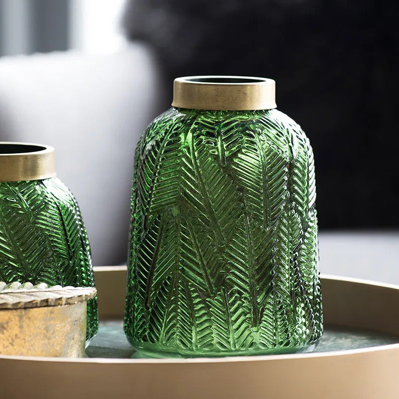Strandseite Glas Tischvase