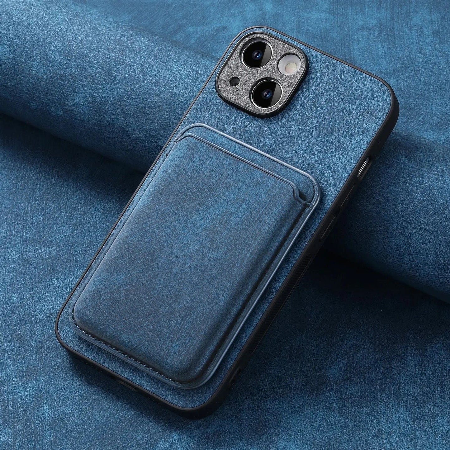 Abnehmbares Magsafe iPhone-Hülle | Magnetische Leder-Kartenhalter