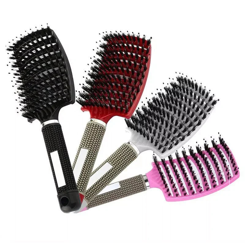 Haarbürste mit Nylonborsten zum Entwirren
