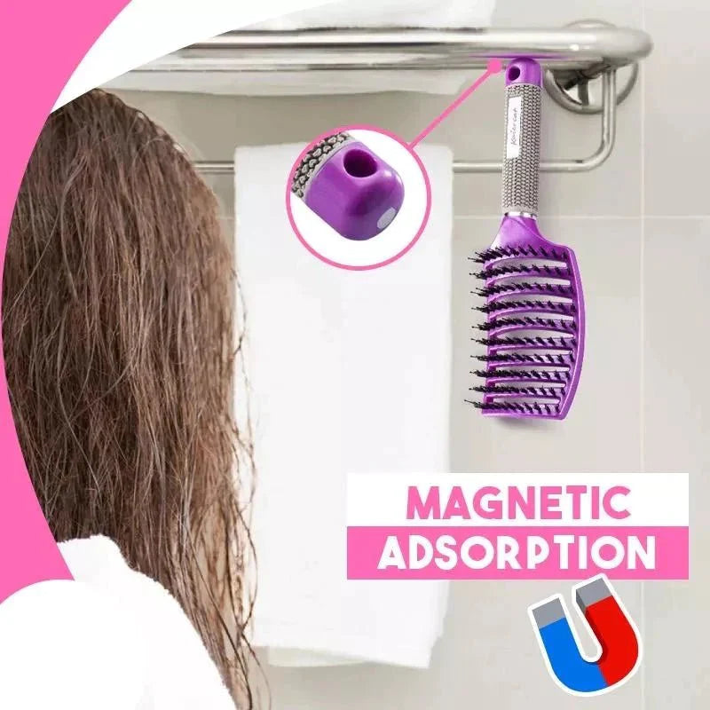 Haarbürste mit Nylonborsten zum Entwirren