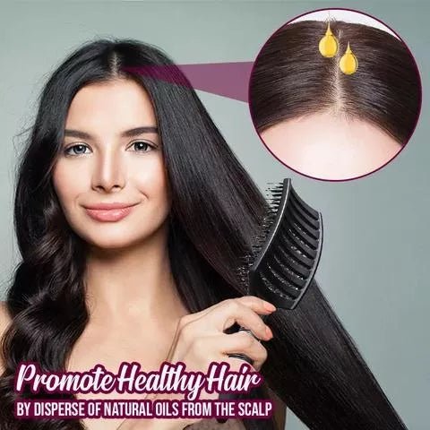 Haarbürste mit Nylonborsten zum Entwirren
