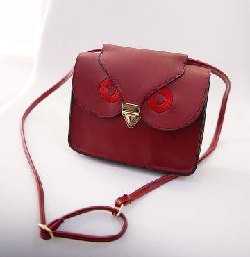 Diagonal Paket Packet Eule Leder Handtaschen