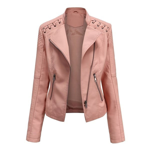 Gewaschene Lammlederjacke